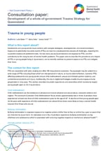 QMHC Discussion paper - Trauma in young people-plain-text