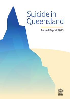 Cover image of Suicide in Queensland Annual Report 2023