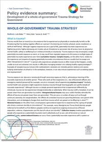 IMAGE_QMHC Trauma Strategy Consultation Paper_WoG response