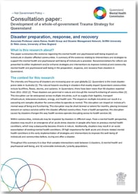 IMAGE_QMHC Trauma Strategy Consultation Paper_Disaster (with border)