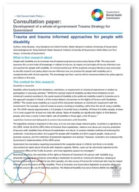 IMAGE_QMHC Trauma Strategy Consultation Paper_Disability (with border)